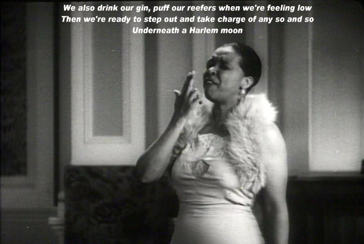 Ethel Waters sings Underneath a Harlem Moon