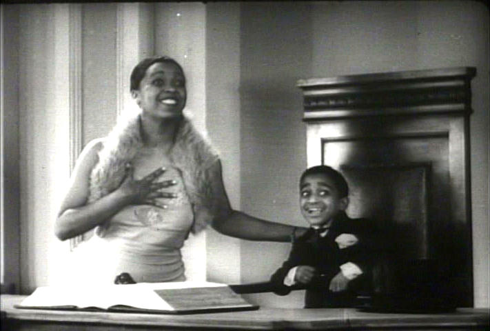 Ethel Waters and young Sammy Davis Jr