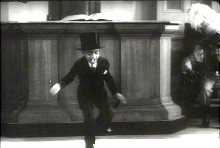 young 7 year old Sammy Davis in the 1933 musical short Rufus Jones for President