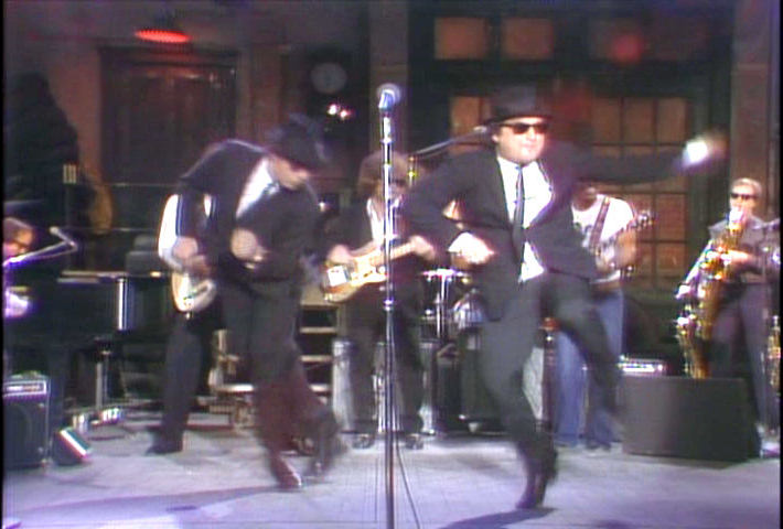 Dan Akroyd and John Belushi dancing