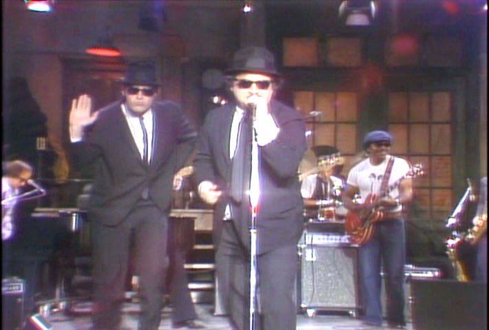 Paul Shaffer, Dan Akroyd, John Belushi and Matt Murphy