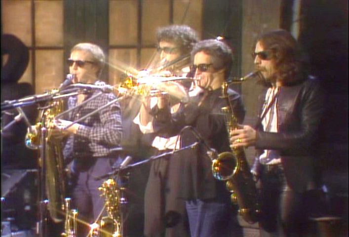 Saturday Night Live horn section, 1978 image