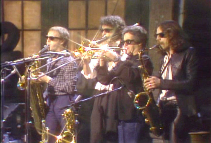 Blues Brothers horn section