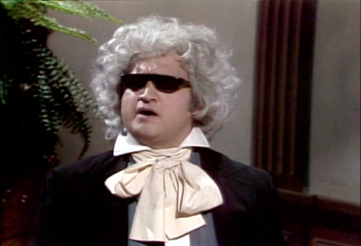John Belushi as Beethoven/ Ray Charles