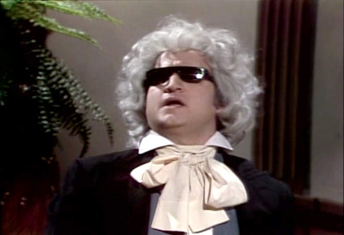 John Belushi as Beethoven/Ray Charles on Saturday Night Live, 1975 image