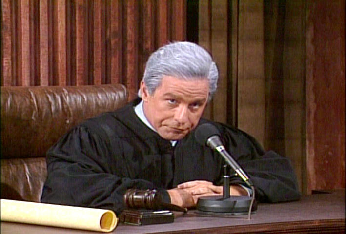 Phil Hartman as Judge Wopner on Saturday Night Live
