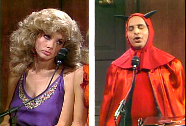 Rosanna Arquette and Jon Lovitz