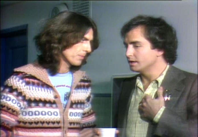 George Harrison and Lorne Michaels, 1976 image