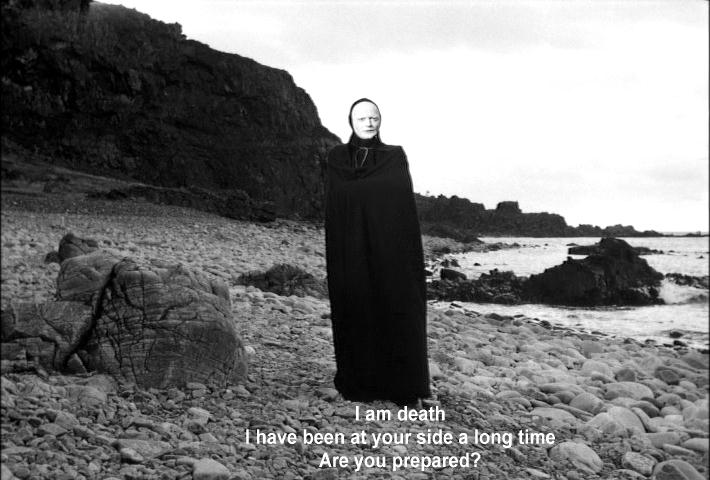 Bengt Ekerot as Death in The Seventh Seal, 1957 image