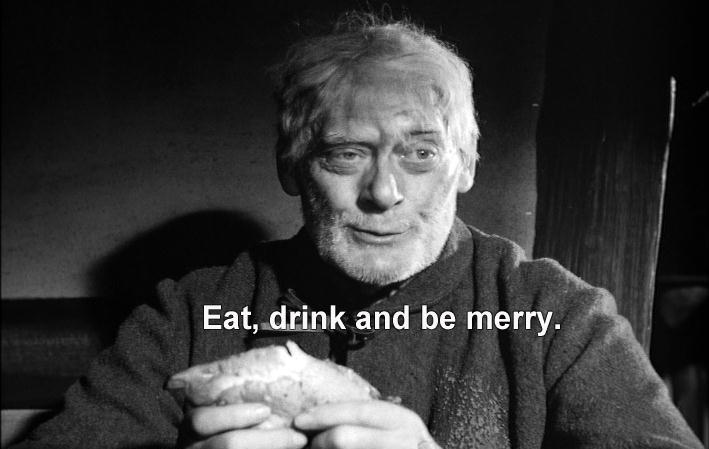 eat, drink and be merry