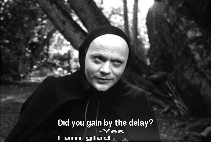 Bengt Ekerot as Death in The Seventh Seal, 1957