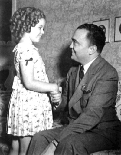 Shirley Temple and J Edgar Hoover