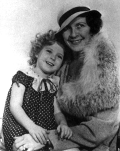 Shirley Temple and her mother