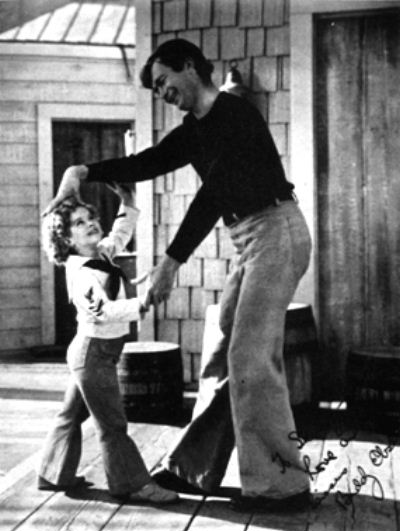 Shirley Temple dancing with Buddy Ebsen
