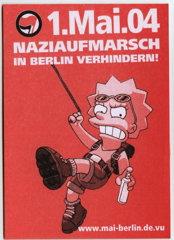 Lisa Simpson propaganda image