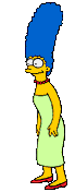 animated Marge Simpson