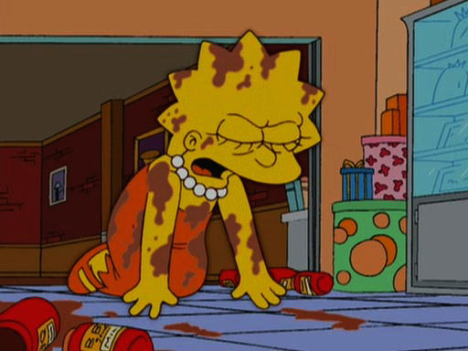 Lisa Simpson, humiliation and hot sauce