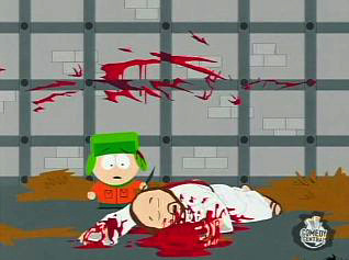 Jew Kyle Broflovski kills Jesus - South Park image