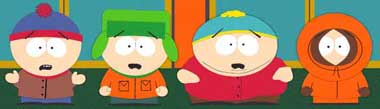 the four main South Park characters