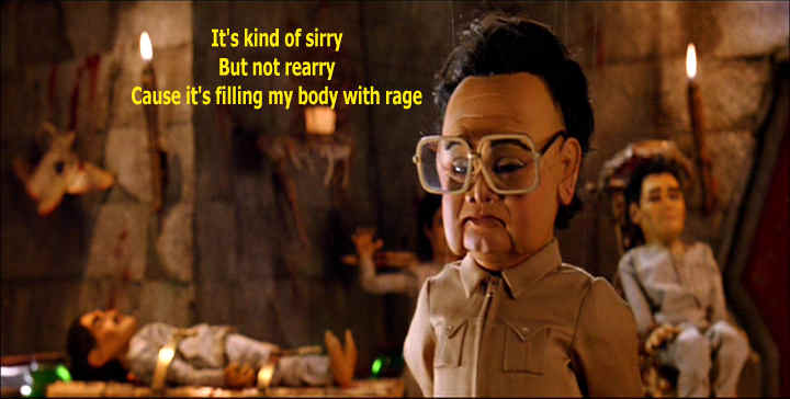 Team America  Kim Jong Il rage image