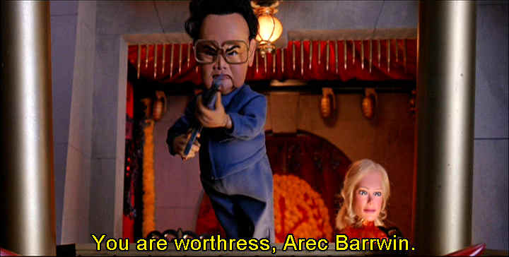 You are worthress, Arec Barrwin