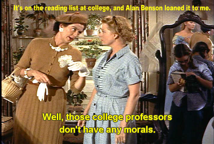 Rosalind Russell on college professors