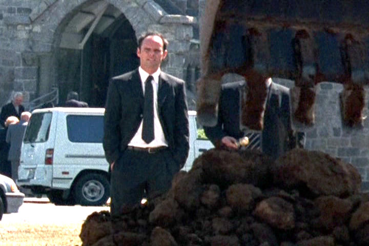 Shane Vendrell watches the grave being dug for the best buddy he murdered