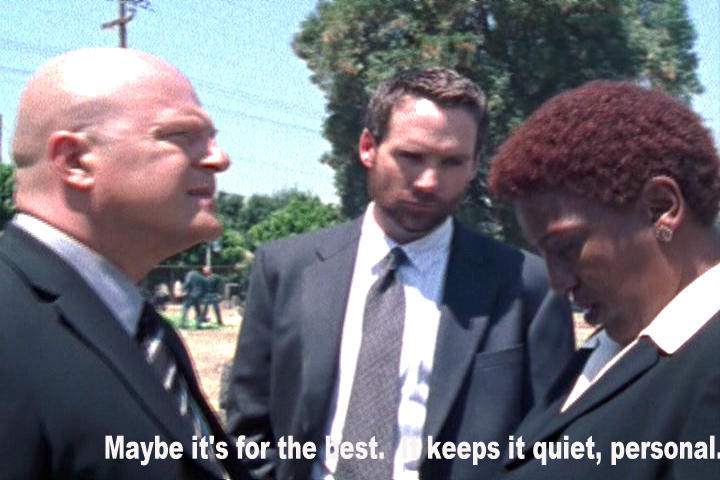 Michael Chiklis, David Rees Snell, and CCH Pounder in The Shield