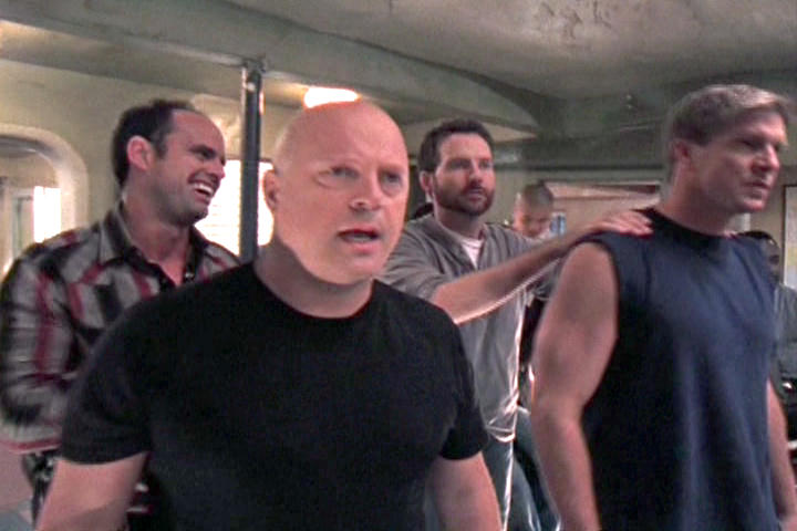 Shane Vendrell laughs in disbelief on The Shield