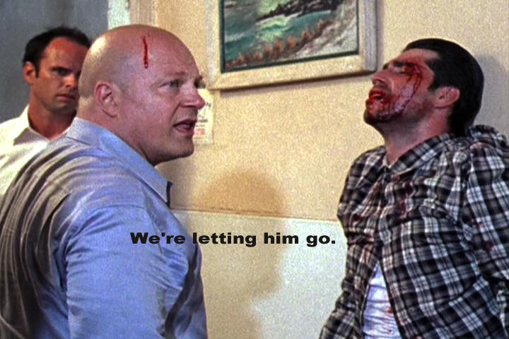 Walt Goggins and Michael Chiklis