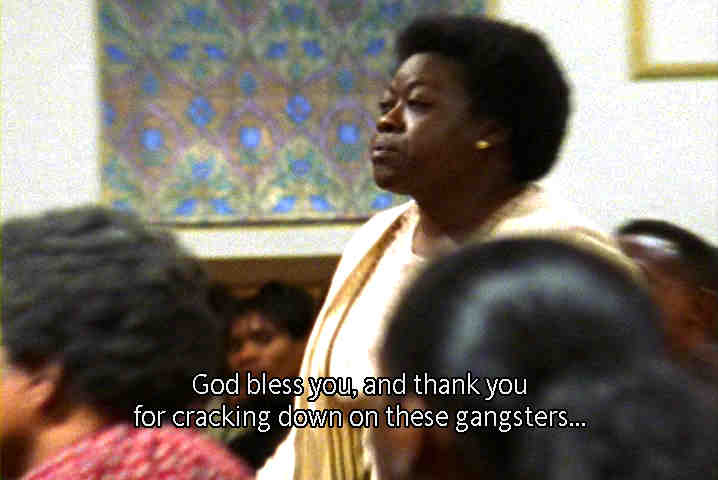 cracking down on gangsters