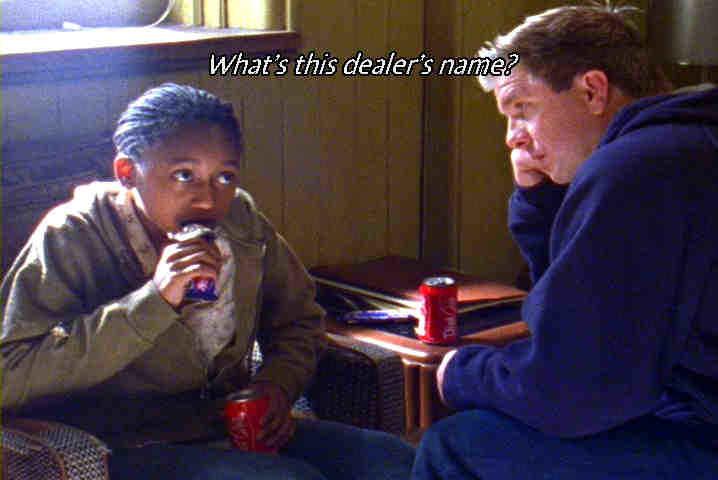 child eating a candy bar Bree'anna Banks on The Shield