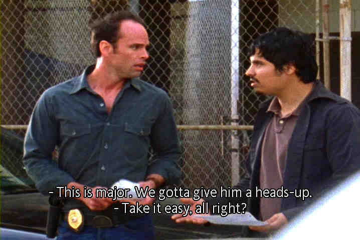 Walt Goggins and Michael Pena