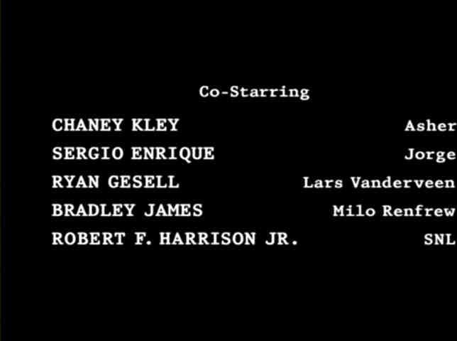 chaney kley, sergio enrique, ryan gesell, bradley james, robert f harrison