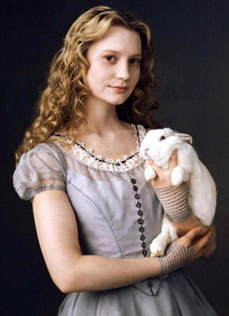 Mia Wasikowska as Alice in Wonderland