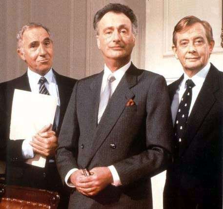 Yes, Minister cast photo