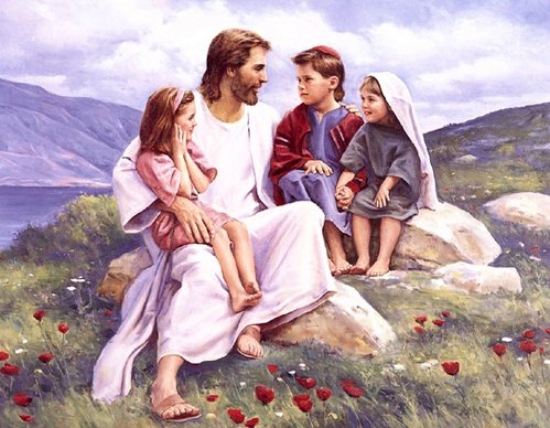 Jesus with the little Jewish children