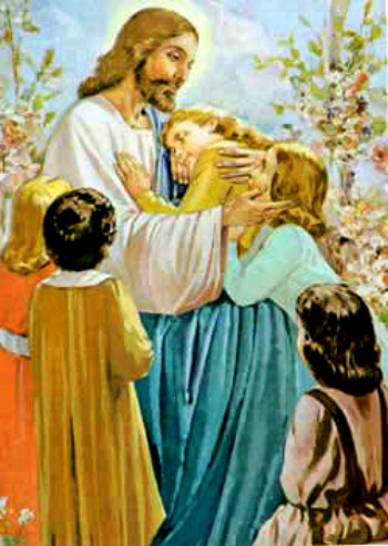 Jesus loves little girls
