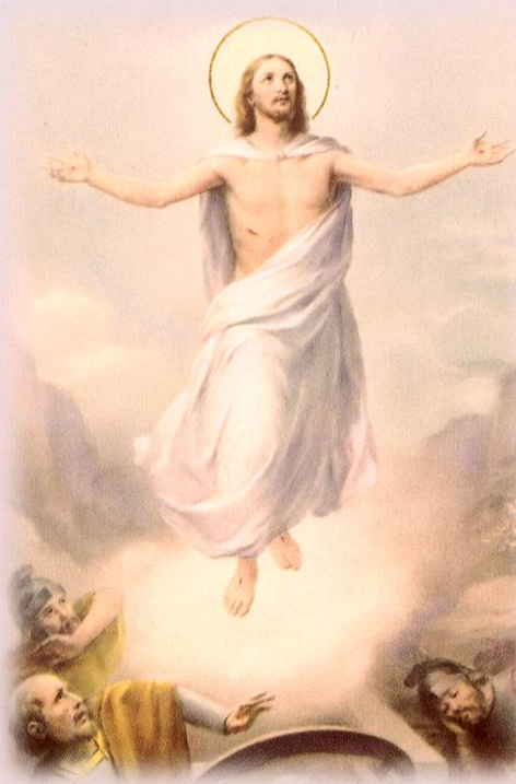 beautiful pastel drawing of Jesus coming back from the dead
