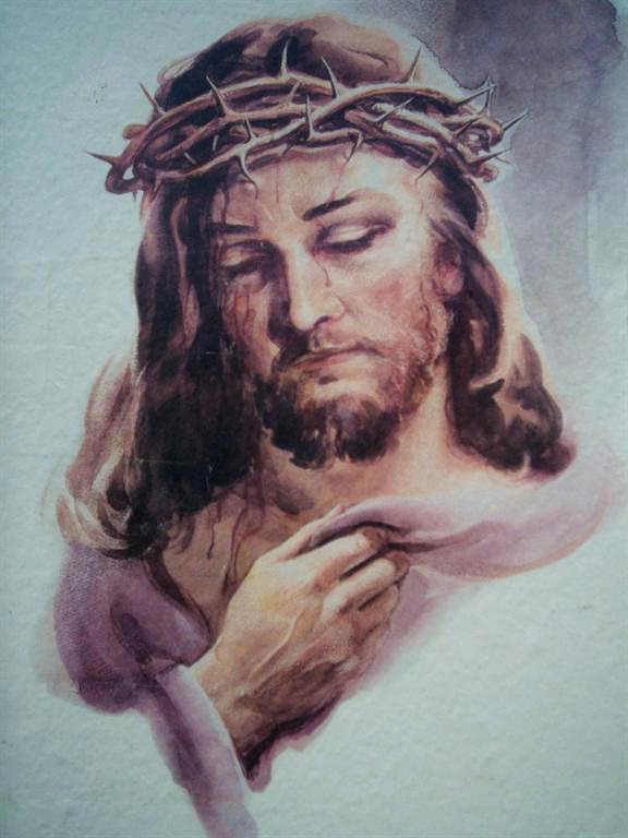Jesus and his crown of thorns