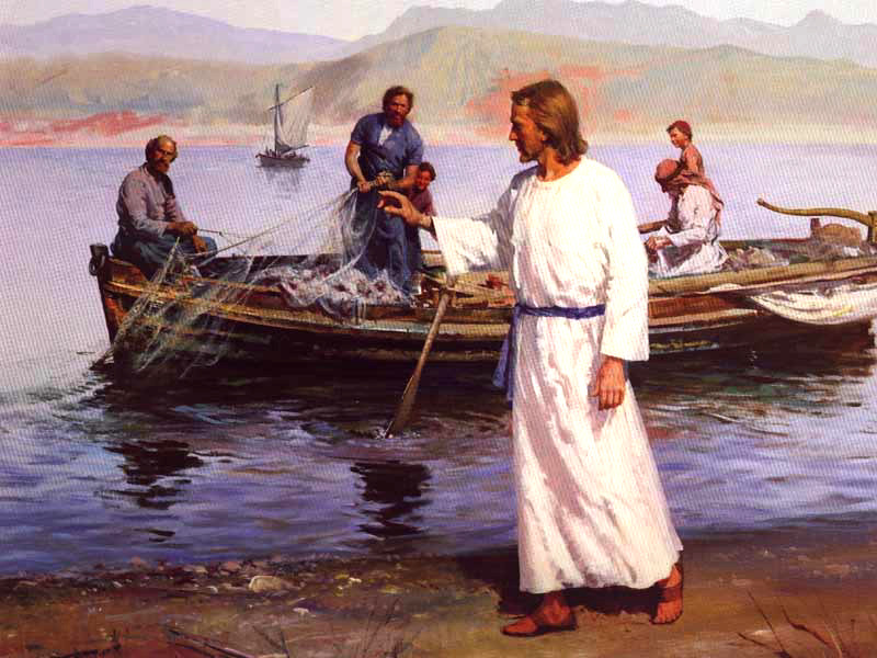 Jesus calling the fisherman