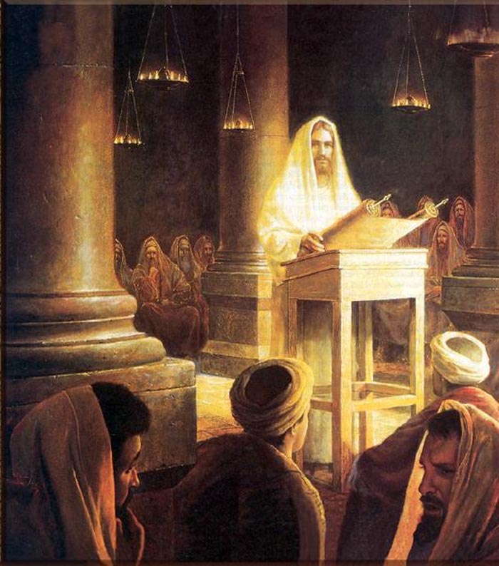 Jesus in the temple