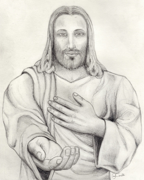 Jesus stretches out his hand to you