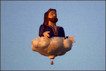 Jesus hot air balloon