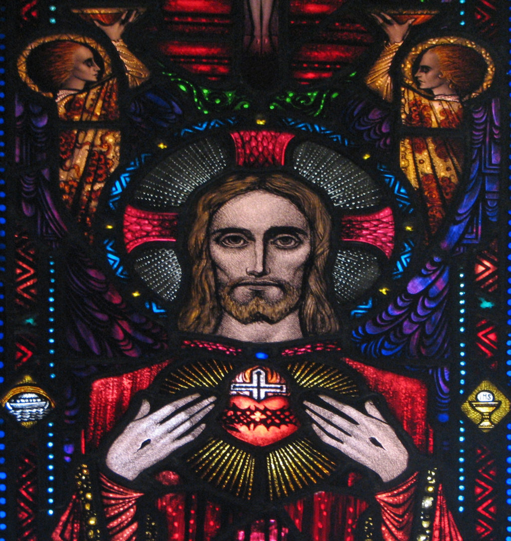 stained glass Jesus wallpaper picture