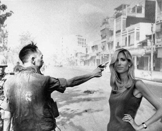 Ann Coulter photoshopped into famous Vienam execution photo, from http://people.ucsc.edu/~gradyh/morons/Coulter.html