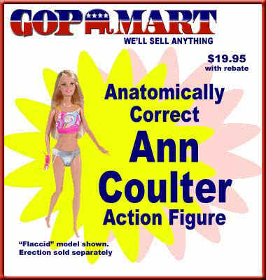 anatomically correct Ann Coulter doll