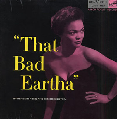 Eartha Kitt album cover - That Bad Eartha