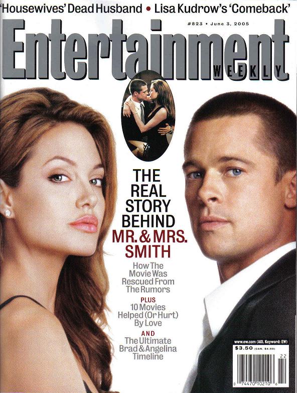 Brangelina on the cover of Entertainment Weekly