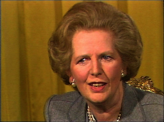 Margaret Thatcher is a serious woman